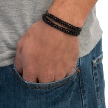44%OFF メンズブレスレット （男性用）最大リードマルチストラップレザービーズブレスレット Max Reed Multi-Strap Leather Bead Bracelet (For Men)画像